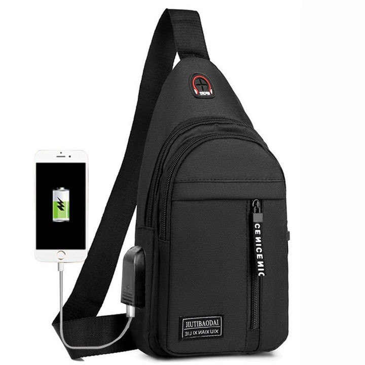 BLACK WITH CHARGER INTERFACE USB